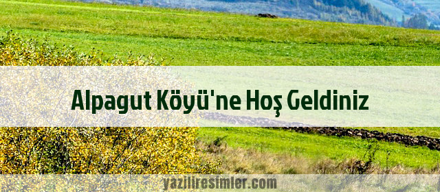 Alpagut Köyü'ne Hoş Geldiniz