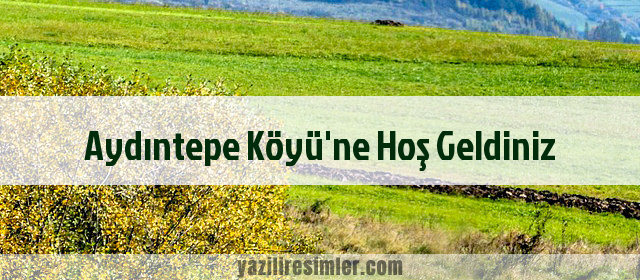 Aydıntepe Köyü'ne Hoş Geldiniz