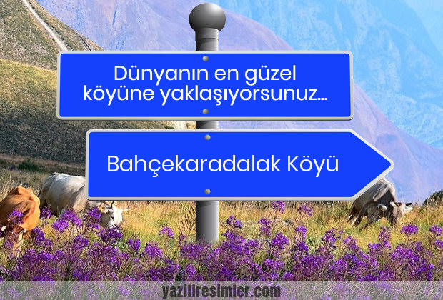 Bahçekaradalak Köyü