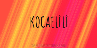 KOCAELİLİ