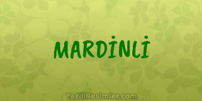 MARDİNLİ