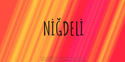 NİĞDELİ