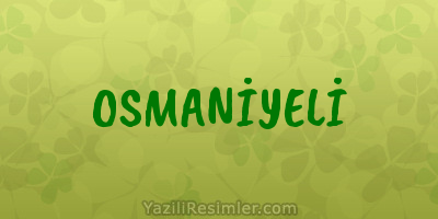 OSMANİYELİ