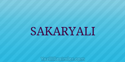 SAKARYALI