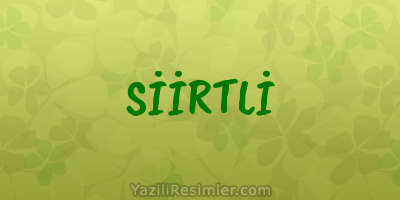 SİİRTLİ