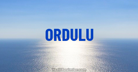 ORDULU