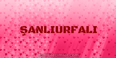 ŞANLIURFALI