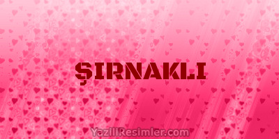 ŞIRNAKLI